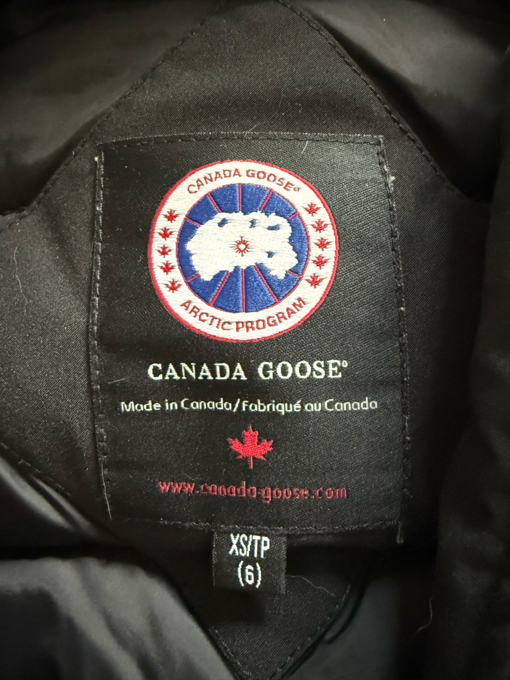 Canada Goose Black Puffer Jacket with Fur-Trim Hood - Picture 3 of 5